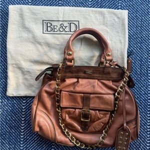Be & D Women's Tan Leather Bag